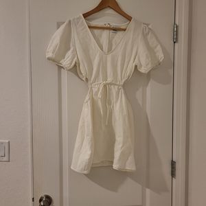 Princess Polly Cream Puff Sleeve Dress